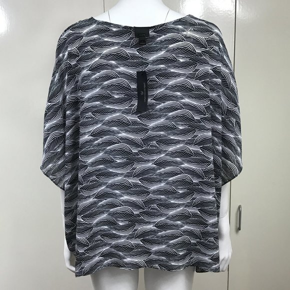 New Worthington Mini leaved v neck top XL - Picture 5 of 7